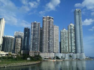 Panama city sea front