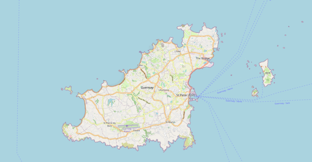 Carte de Guernesey