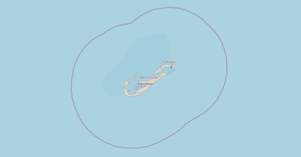 Carte des Bermudes
