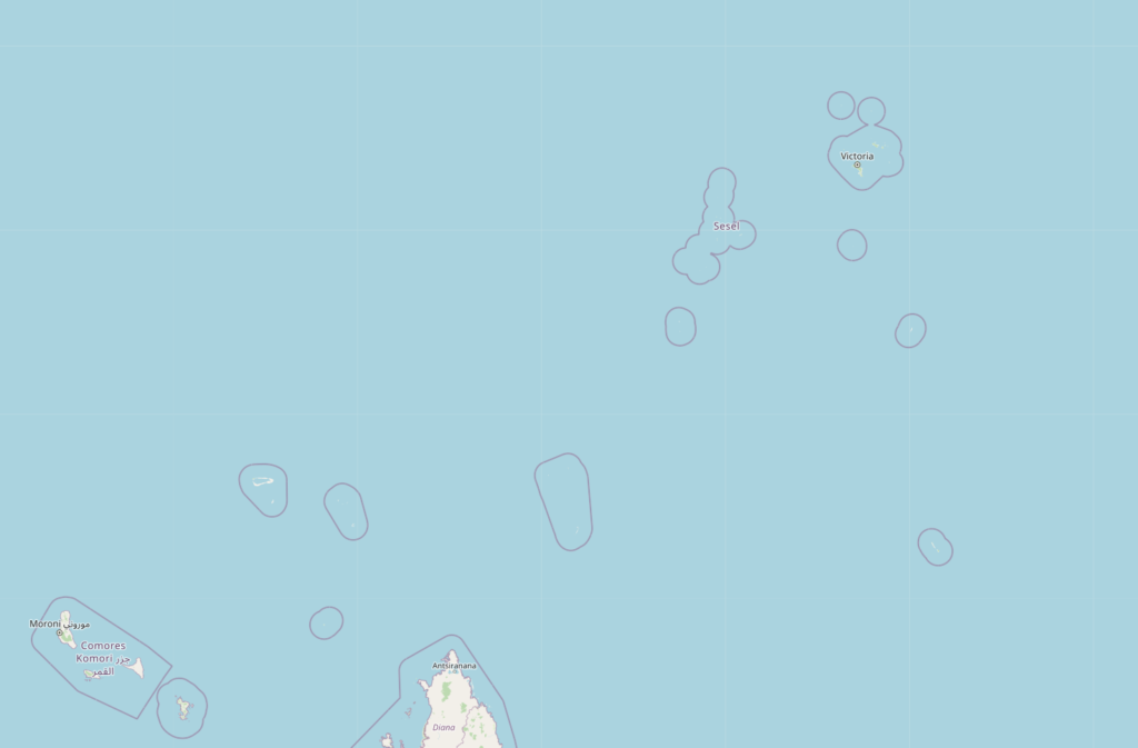 Carte des Seychelles