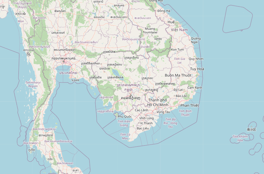 Carte du Cambodge