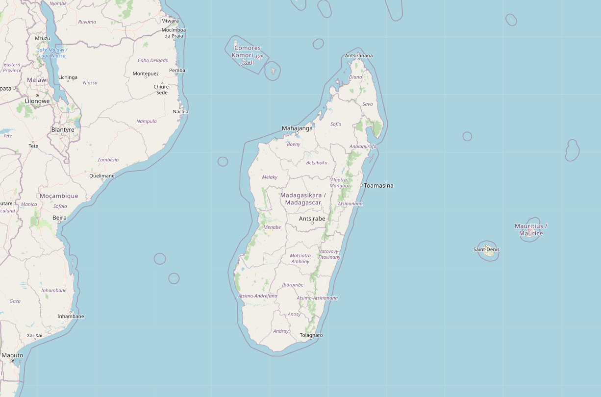 Carte de Madagascar
